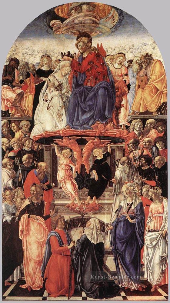 Die Krönung der Jungfrau Sieneser Francesco di Giorgio Ölgemälde